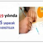 آزمونهای یوس دانشگاههای ترکیه