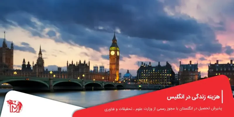 هزینه زندگی در انگلیس